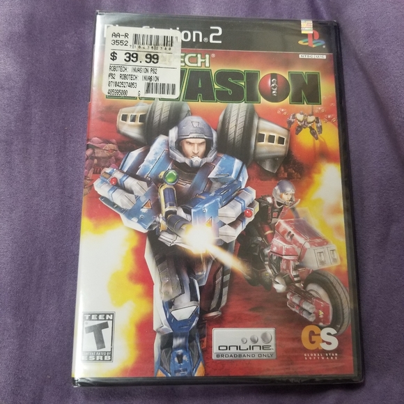 Sony Other - Robotech: Invasion Sony PlayStation 2 2004 PS2 Black Label Factory Sealed NEW